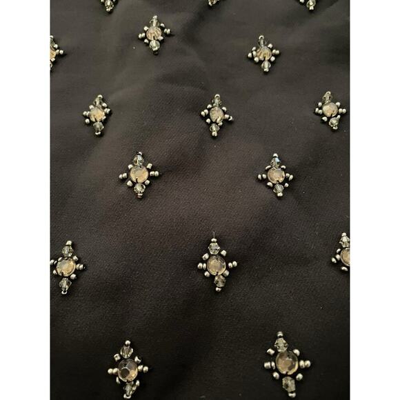 Jovonna Premier Black Embellished Knee-Length Pencil Skirt Size 6 - Picture 3 of 7